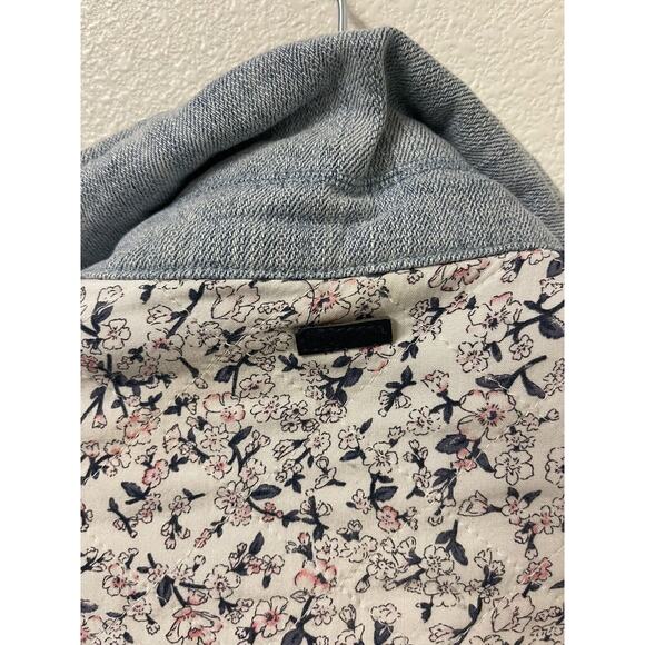 Anthropologie Blank NYC Reversible Quilted Patchwork Denim Jacket Size M - Picture 6 of 8